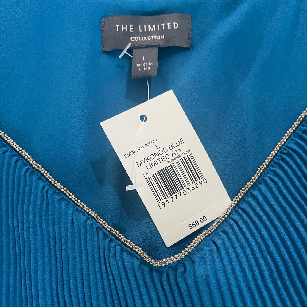 NWT Sparkly Neckline Holiday Camisole - The Limited - L